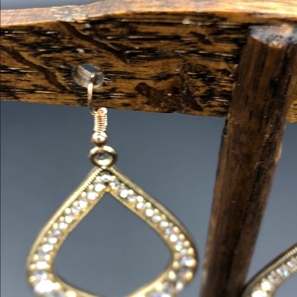 Stunning Rhinestone Statement Earrings - Picture 3 of 6